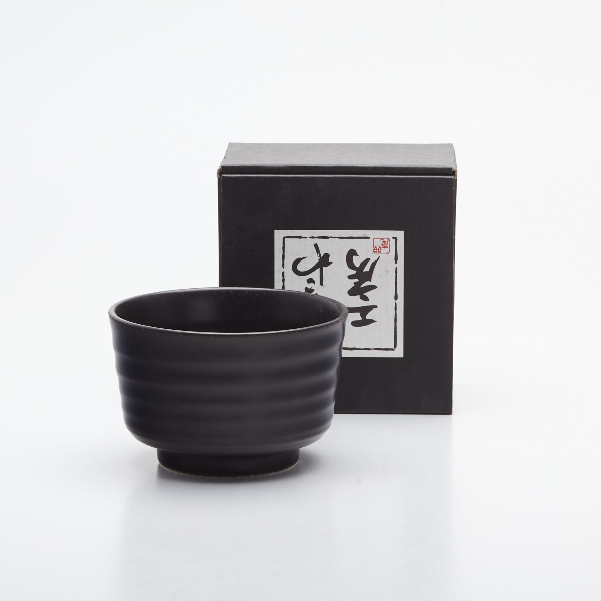 Chawan, orig. šálka na Matchu, ČIERNA.