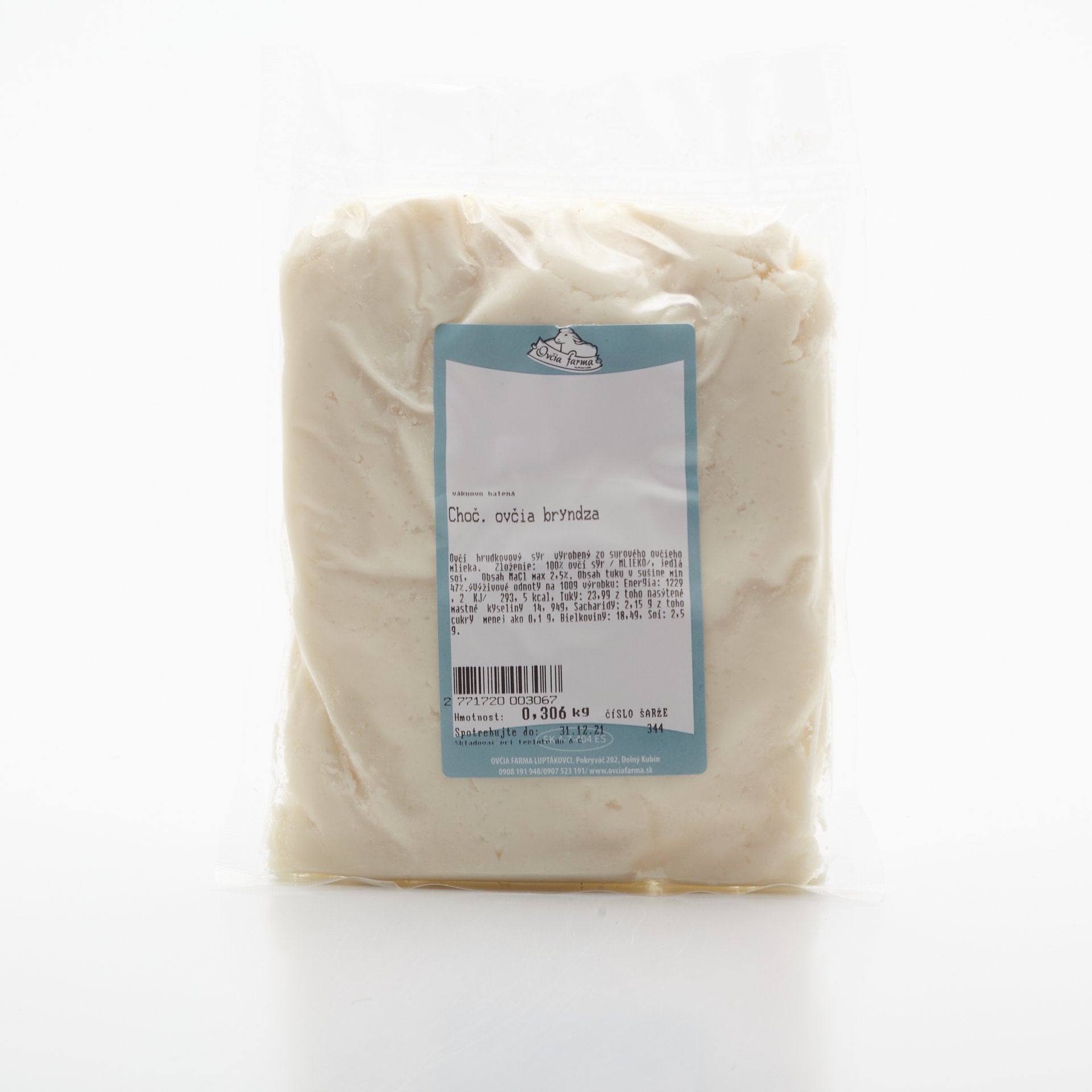 Chočská ovčia bryndza. 100g