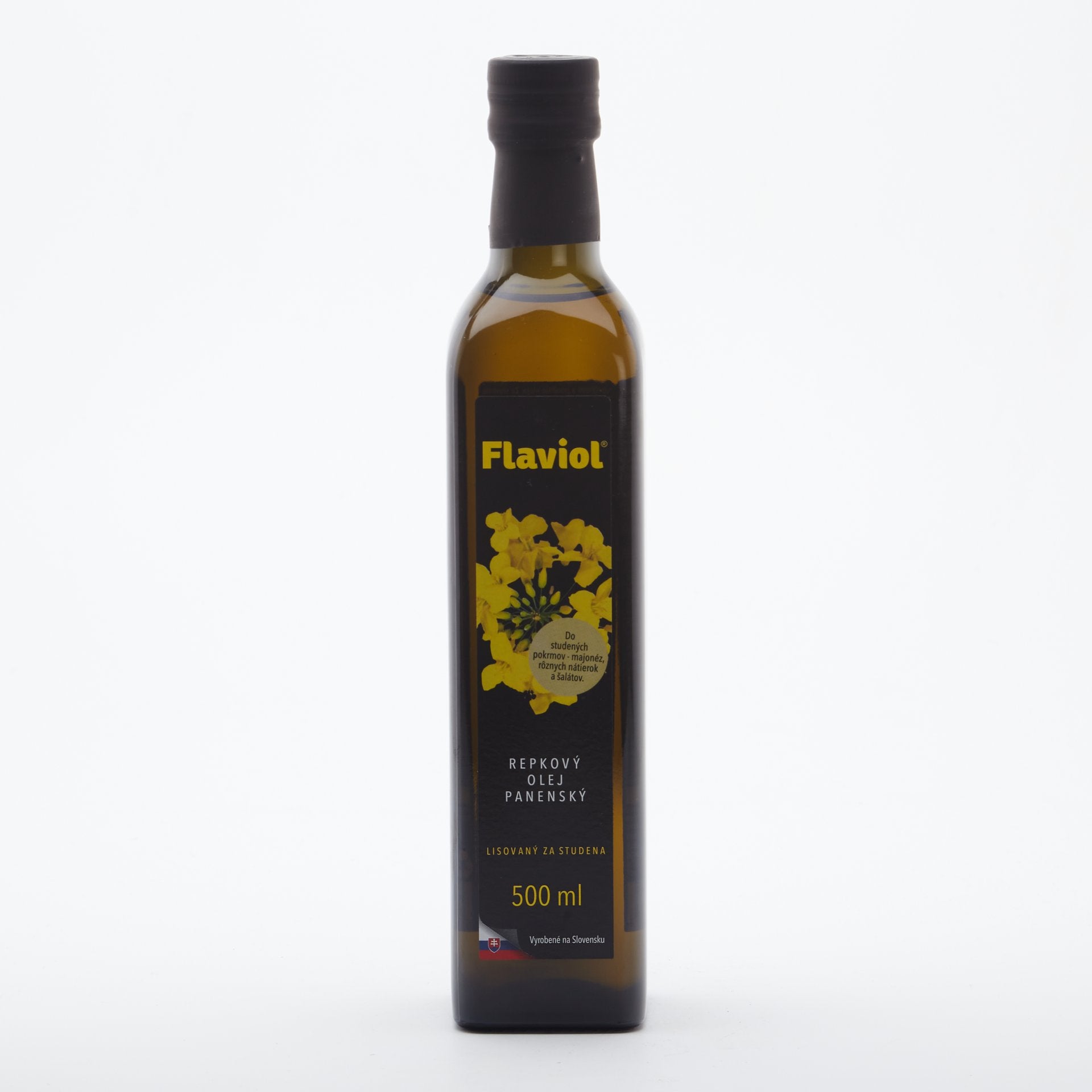 Flaviol panenský repkový olej 0,5l.