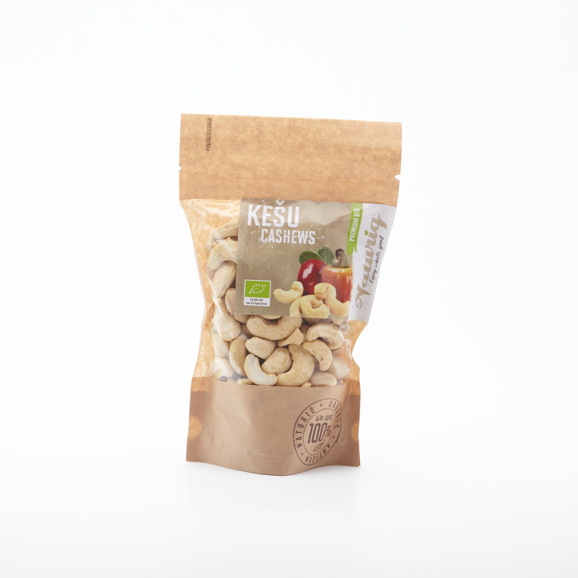 BIO Kešu orechy Premium 150g.