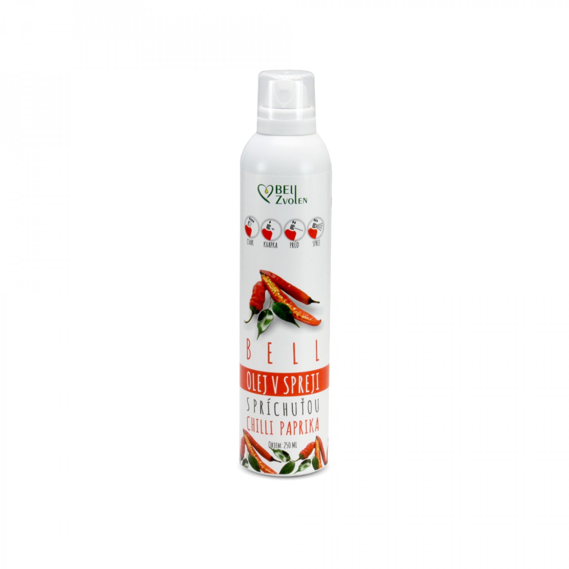 OLEJ V SPREJI s príchuťou chilli 250ml.