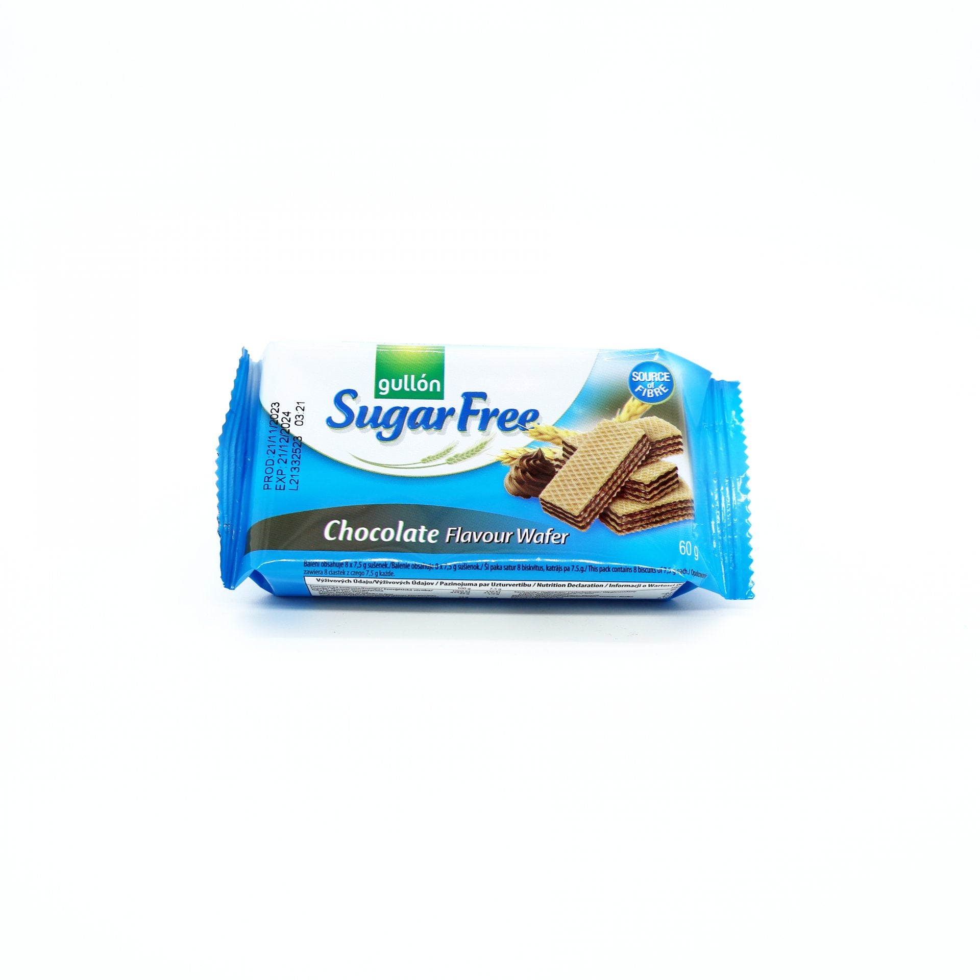 Oplátky Choco wafer bez cukru 60g.