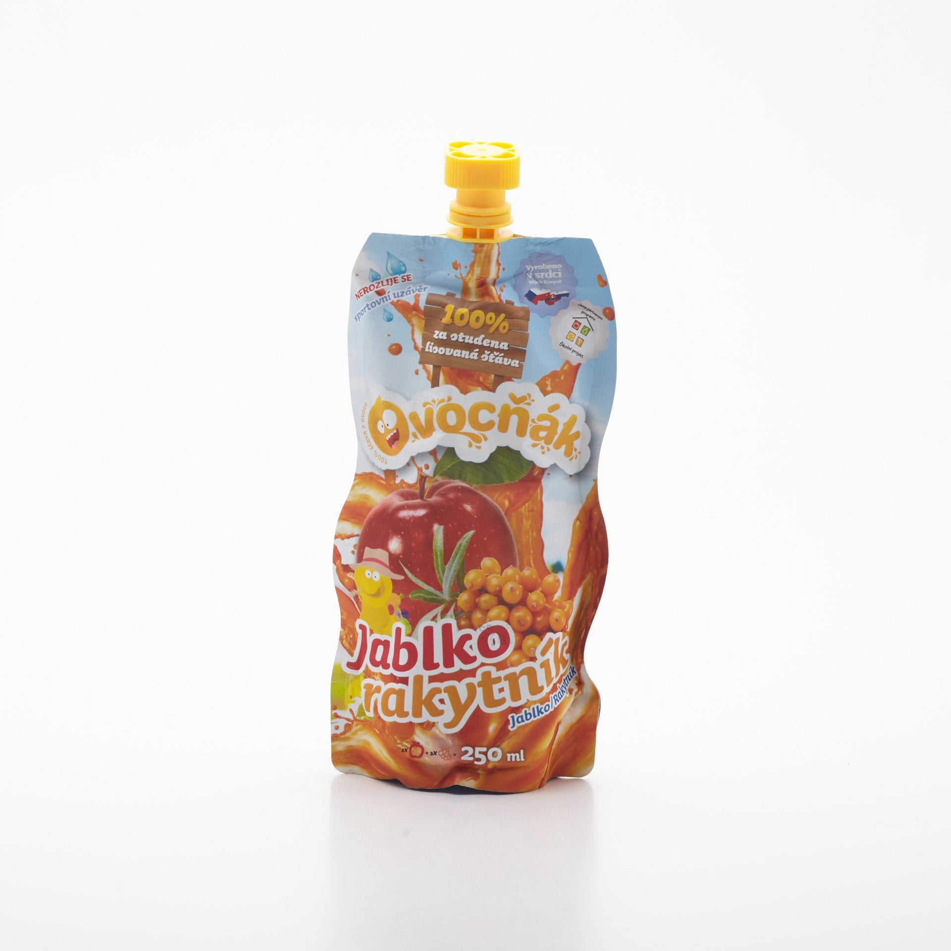 Ovocňák mušt jablko rakytník 250ml.