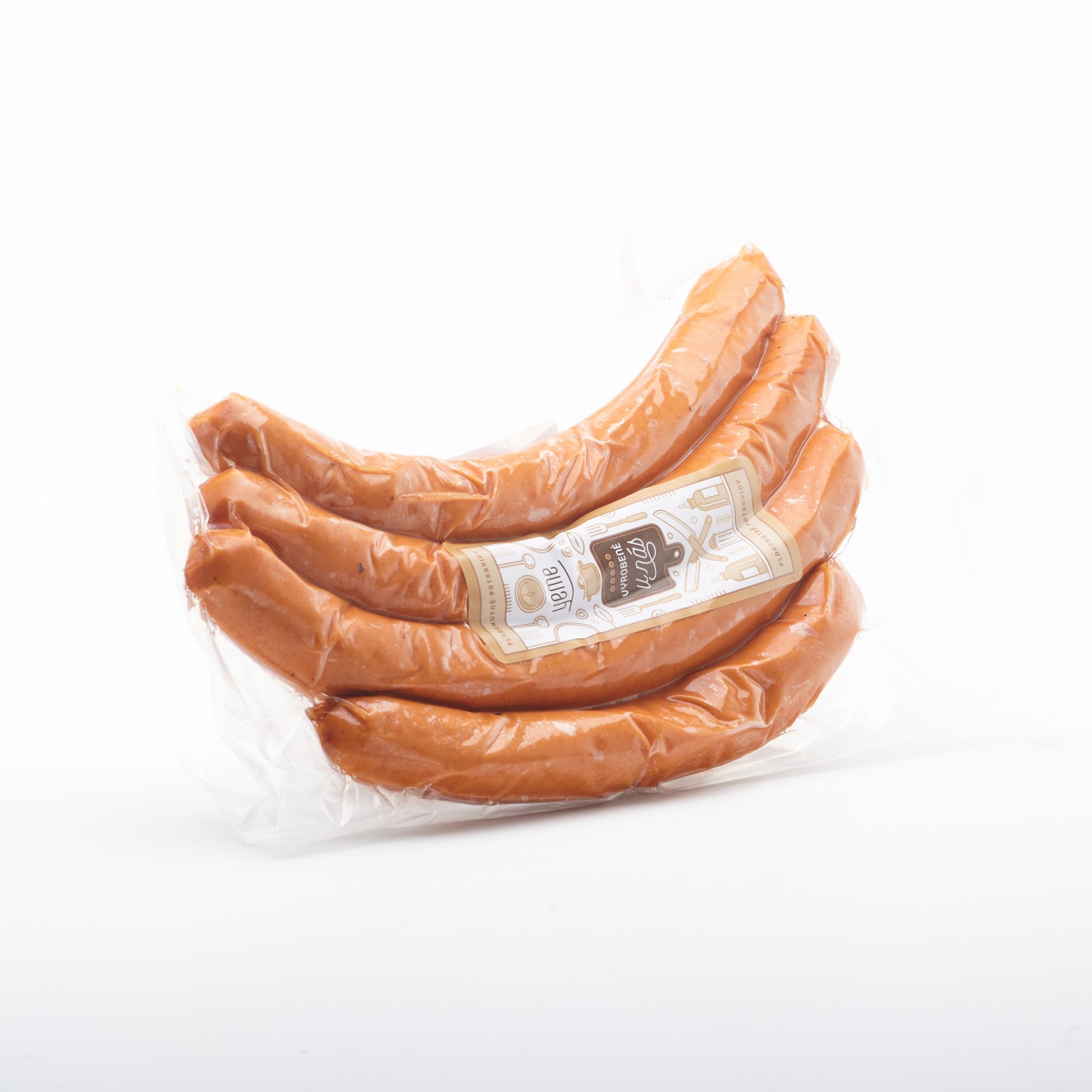 Remeselné paprikové párky 85% balené. 100g