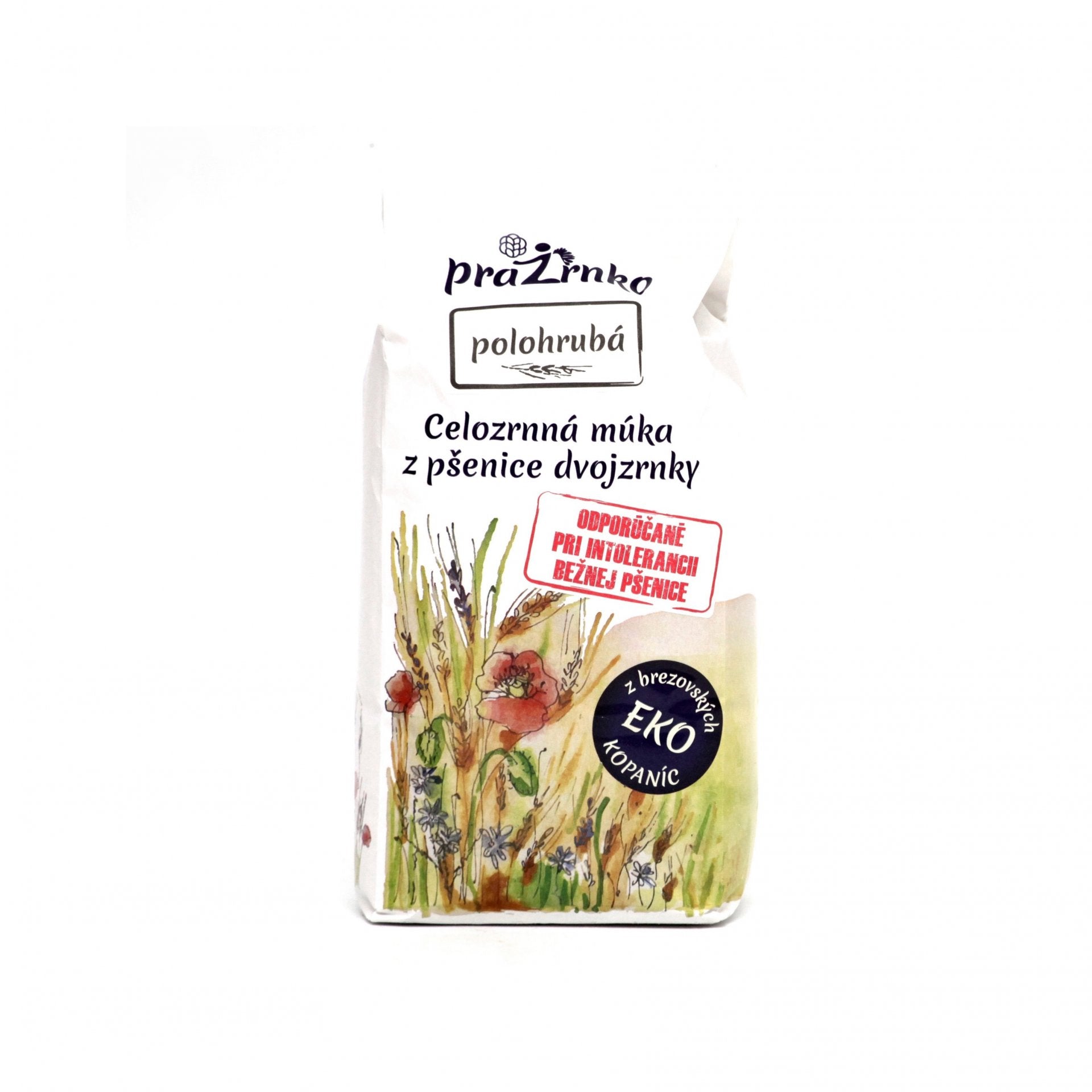 BIO Prazrnko múka z dvojzrnky poloh. 1kg.