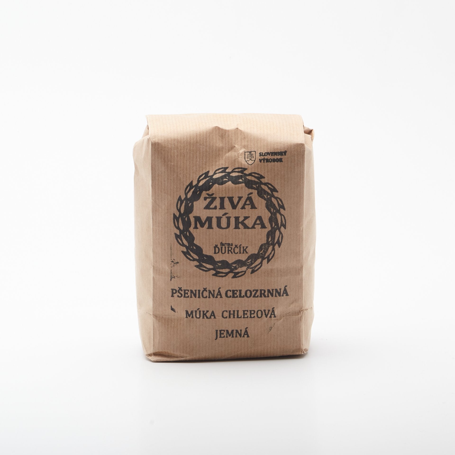 Pšeničná celozrnná múka chlebová 1kg.