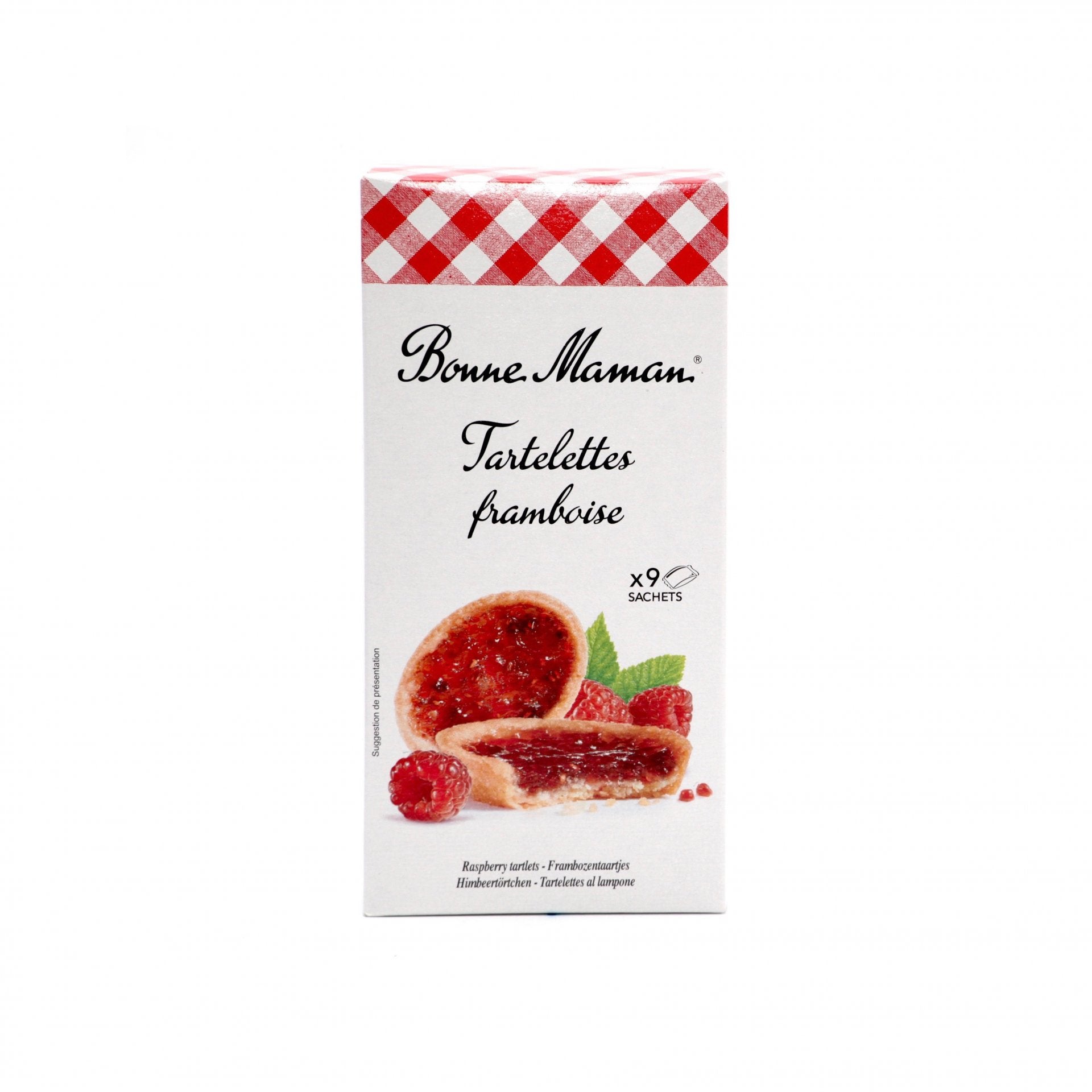 Malinové košíčky 135g.