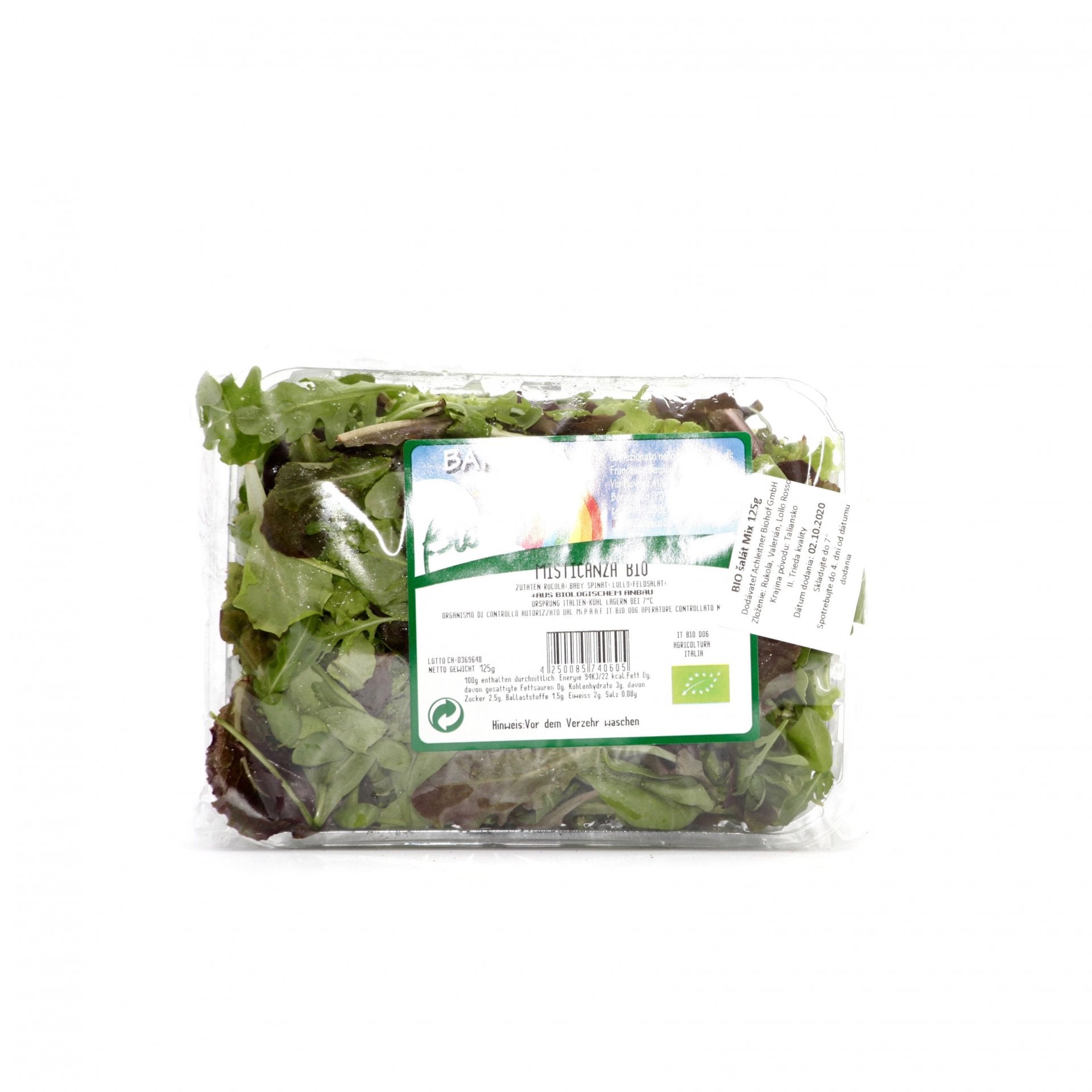 Šalát Mix BIO 125g.
