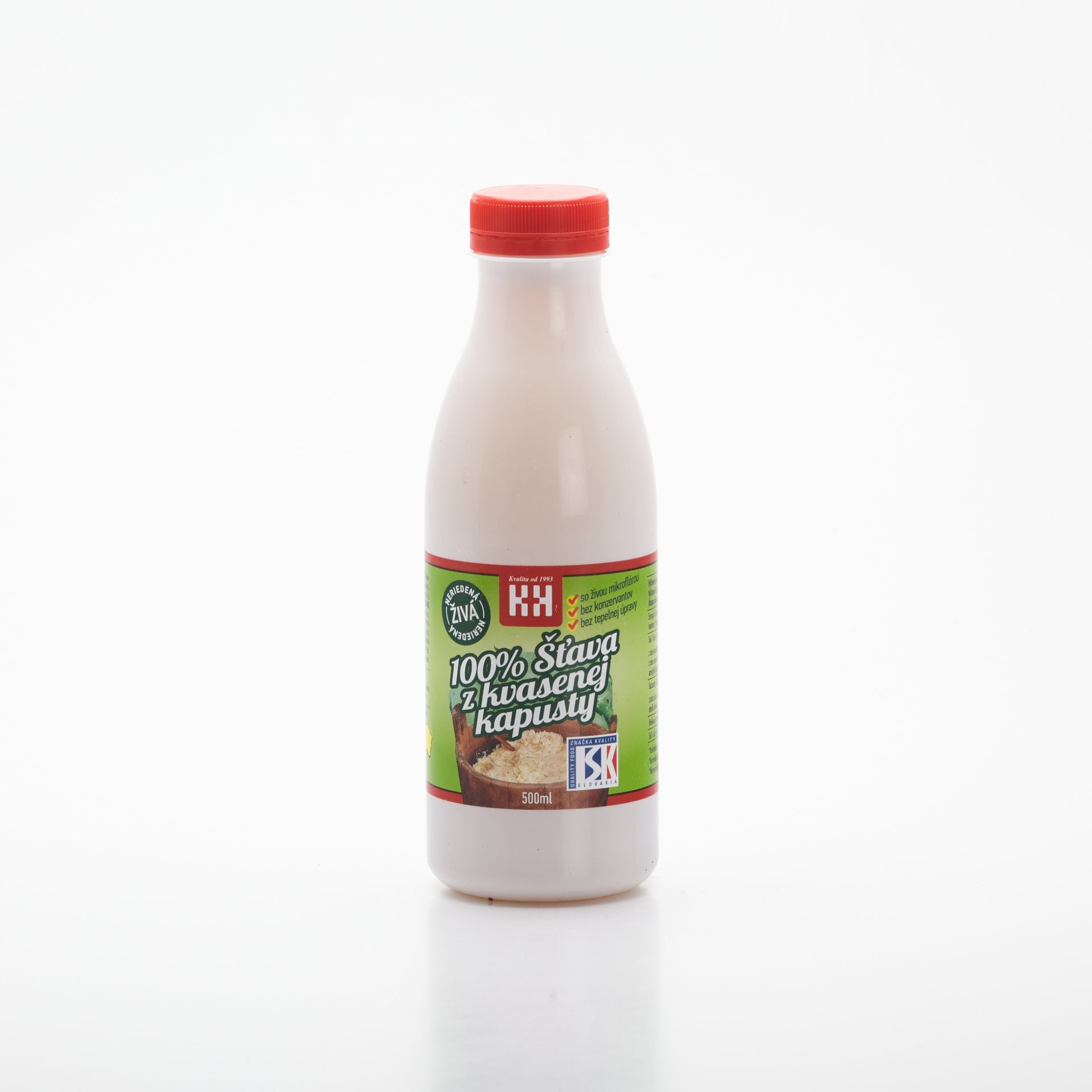 Šťava z kvasenej kapusty 500ml.