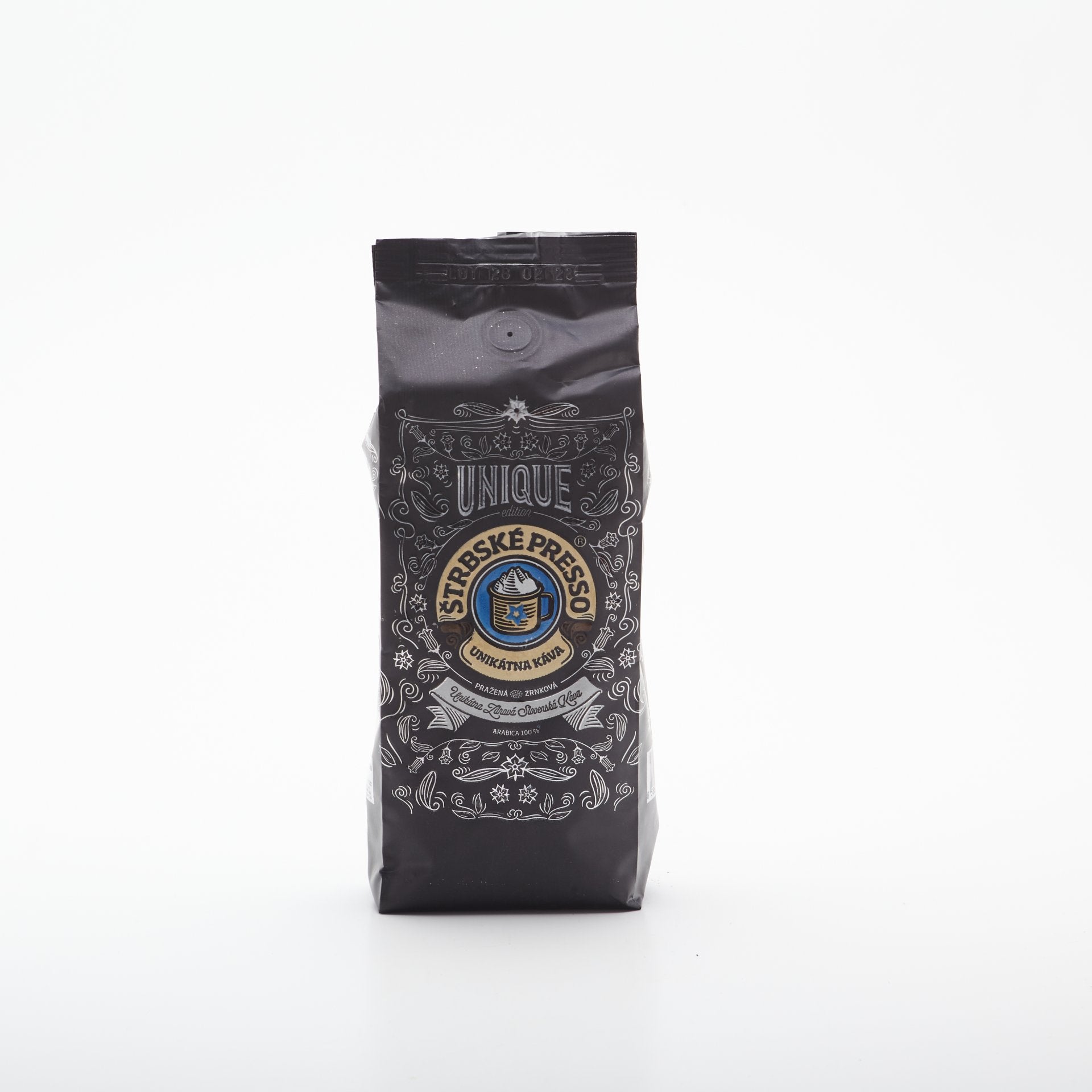 Štrbské Presso Unique SILVER zrno 250g.