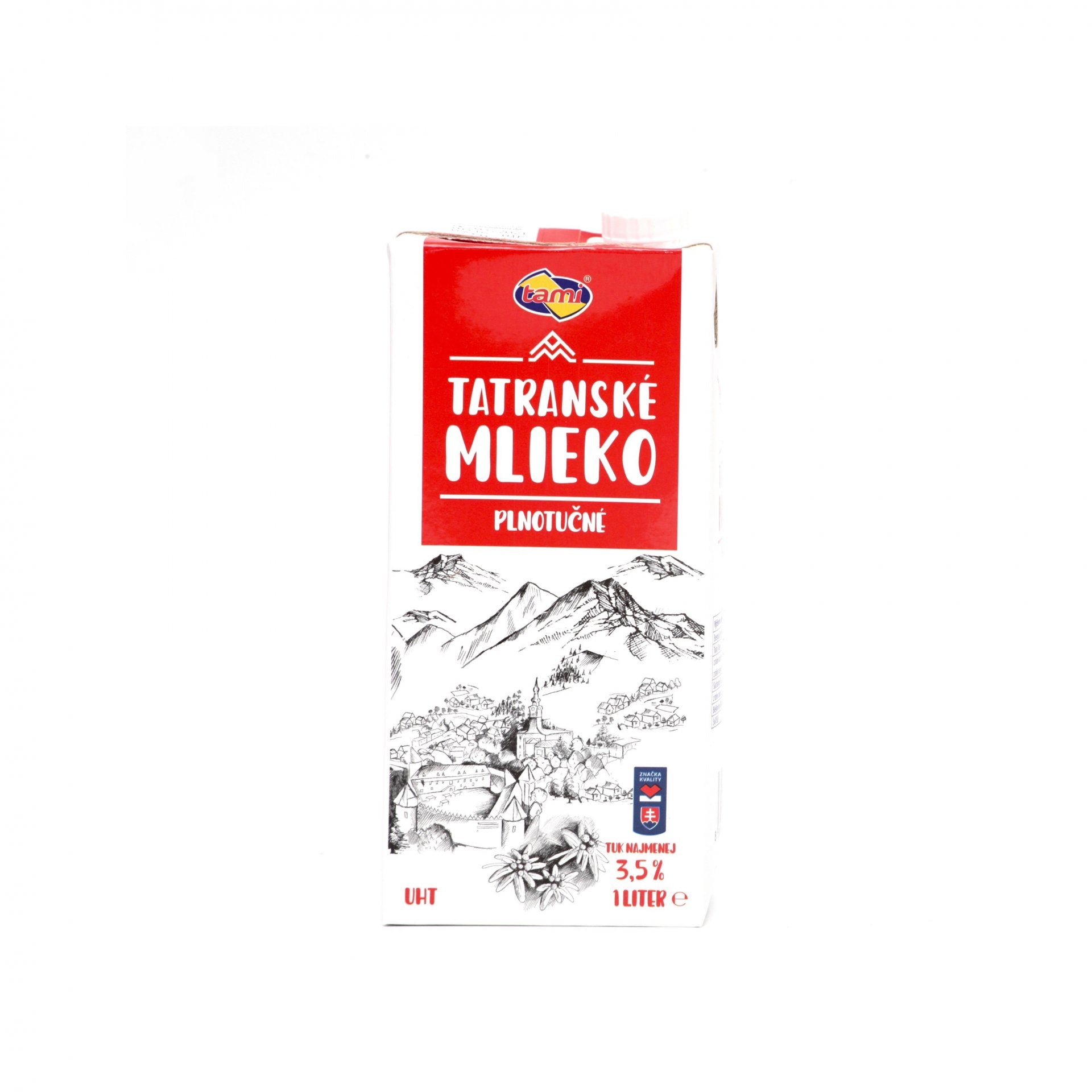 Tatranské mlieko trvanlivé 3,5% 1l.